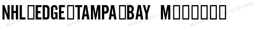 NHL_Edge_Tampa_Bay M字体转换